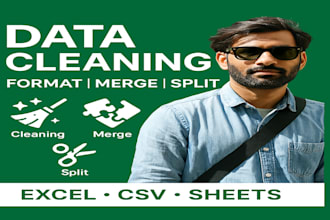 clean format excel data