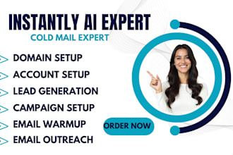setup and manage instantly ai email campaigns for cold email outreach