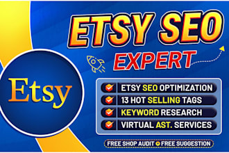optimize etsy digital products to increase etsy rank, traffic, and sales