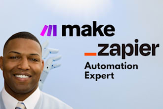 setup make com automation, n8n automation, make expert,