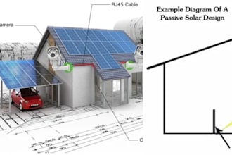 solar permit, proposal design and engineering stamp and pvsyst