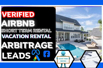 generate short term rental leads vacation rental airbnb arbitrage leads