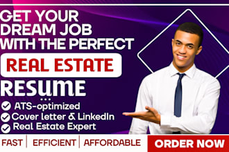 write a real estate resume for insurance agents, brokers, analysts, consultants