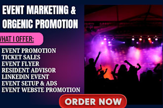 promote your event resident advisor webinar marketing linkedin event ticket sale