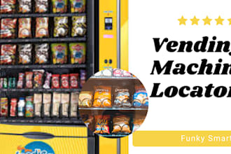 be vending machine locator, vending machine cold caller, cold call for vending