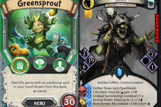 do card game art, card game design, board game,  tcg, playing card game template