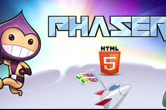 create a functional and quality 2d web game for you with HTML5 and javascript