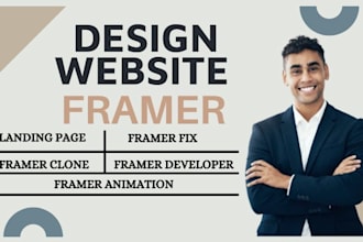 modern webflow framer website design clean and  responsive