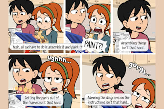 draw manga comic webtoon anime art storyboard for you comic book artist