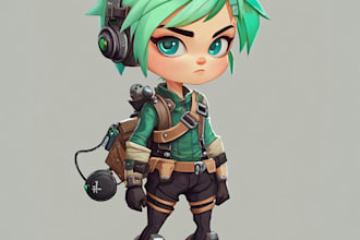 design a 2d pixel art character for your game