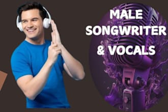 be your pro male lead singer cover backing vocals pop edm rnb rock any genre