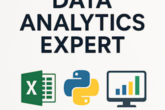 perform data analytics using excel, python, and power bi