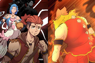 create high quality webtoon or comic
