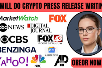 do crypto press release, crypto press release writing, crypto PR distribution