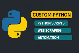do python bot, ai coding, web scraper and data mining