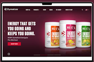 design health supplement shopify store fitness nutraceutical supplement store