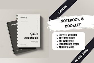 design notebook, booklet, worksheet, whitepaper, journal design