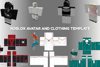 create custom roblox clothing, outfits, roblox shirt templates y2k aesthetic