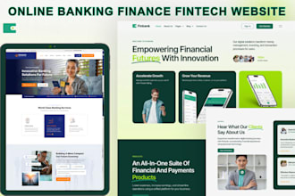 build dynamic online banking website finance website wallet website crocoblock