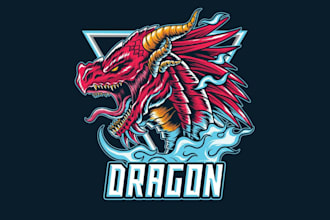 design high quality export dragon logo with unlimited revision