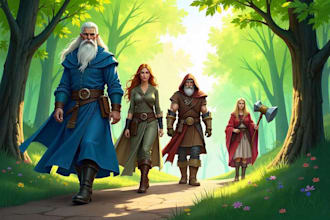 paint your  fantasy or scifi characters or full dnd party