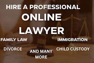 be your online affordable family lawyer for drafting legal document and review