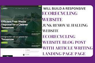 write eco recycling blog post website environment website sustainability website