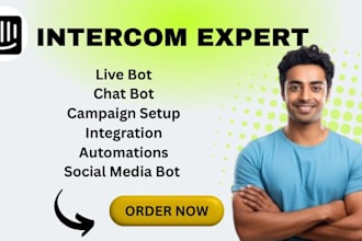 setup and automate your intercom chat and workflows