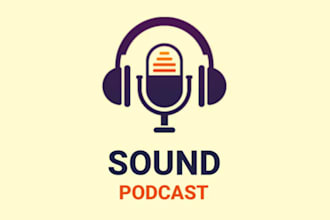 make professional podcast cover art or logo
