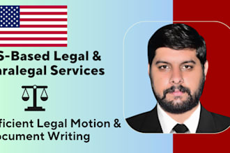 provide US based legal drafting and paralegal services
