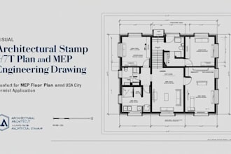 do your architectural 2d house plan drawings set