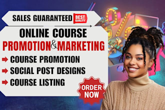 promote your online course, thinkific, kajabi, udemy, teachable course marketing