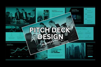 create stunning powerpoint presentation design or pitch deck for your business