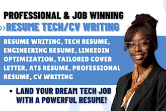 help you write a professional tech sales resume to get interviews