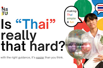 help you to learn thai in a fun and easy way via zoom