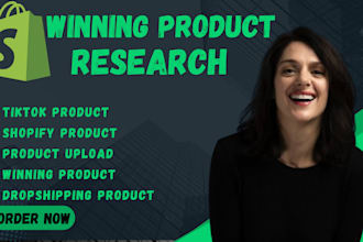 do dropshipping shopify tiktok product upload winning product research