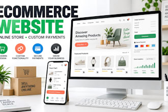 build a professional ecommerce website or custom online store