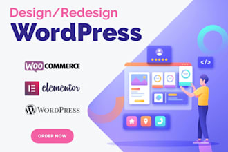 build, design, redesign, clone wordpress website as an elementor pro expert