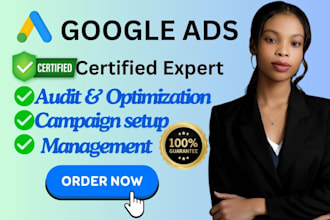 setup create optimize manage your google shopping ads and PPC campaign ads