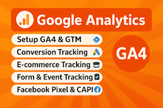 integrate ga4,pixel, GTM, and ecommerce tracking