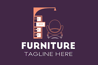 create woodworking carpentry furniture and handyman logo