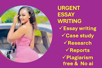 do urgent essay writing as an essay writer