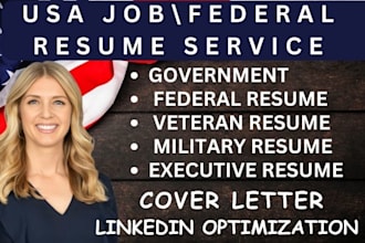 write professional ats federal resume usajobs resume and veteran resume writing