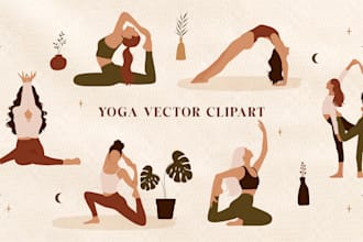 design flat vector illustration or clipart