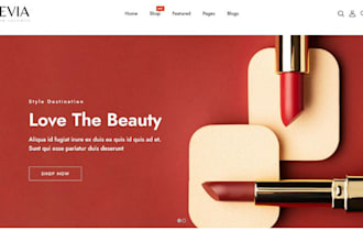 design lipstick shopify store lip gloss store  beauty website lipstick website