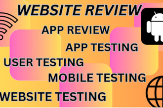 test and review your mobile app website game ios and product