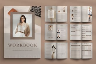 create editable german canva ebook design workbook canva ebook layout formatting