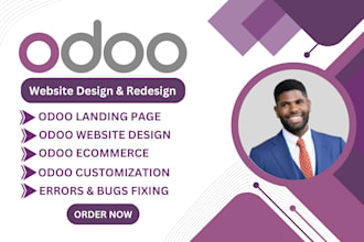 design, revamp odoo website ,woocommerce website, wix