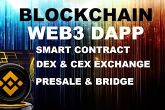 fork pancakeswap, dex, dao, web3 dapp smart contract, exchange presale website