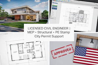 draft 2d architectural drawing residential farmhouse home plans for city permit